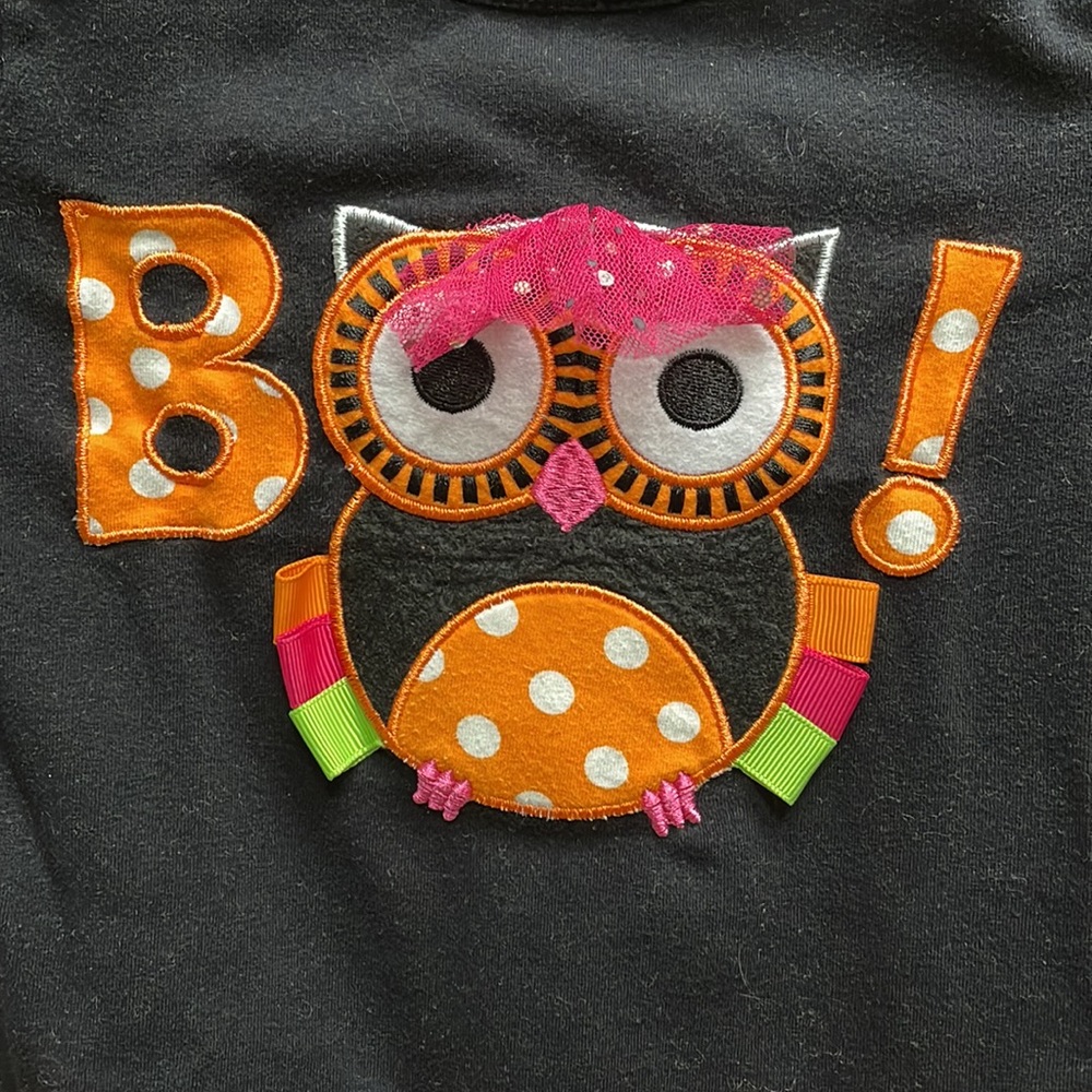 Allison Ann Girls' Halloween BOO! Owl Dress Size 4/4T *FINAL PRICE* - Picture 2 of 8